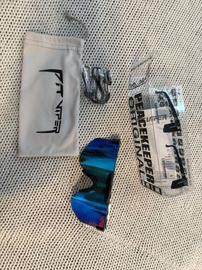 Pit Viper Men’s Blue Mirrored Replacement Lens with Carry Pouch